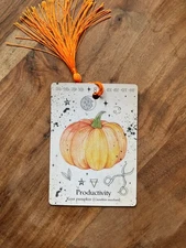 Green Witch Oracle Tarot Bookmark Botanical Garden Magick Card #8 Productivity