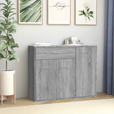 vidaXL Sideboard Weiß 88x30x70 cm Holzwerkstoff