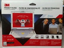 NEW 3M PF14.1W Widescreen Laptop Monitor Privacy Filter 14.1" 7.48in x 11.96in 