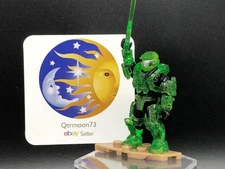 HALO Mega Construx SPARTAN Mark V (trans green) FIGURE FRM20 Faithful vs Fallen