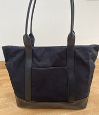 Abercrombie & Fitch, Oversized Black Canvas Tote Bag 47 X 40 X 16 cm Excellent