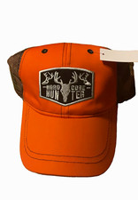 Orange Trucker Hat Mesh Back Adjustable One S...