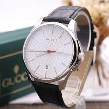 Authentic Battery GUCCI 126.3/ Working Guilloche Good Excellent