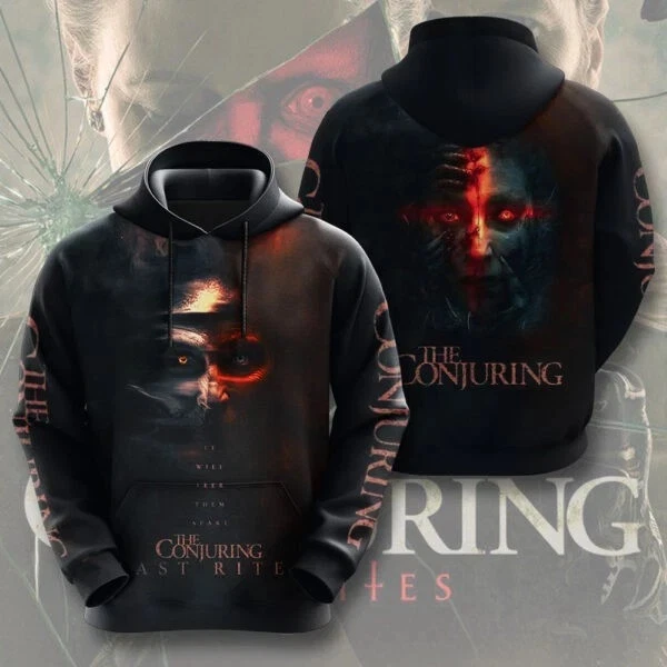 The Conjuring 3D Hoodie 2025 Horror Movie All Size S-5XL