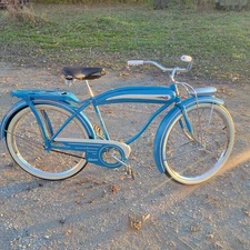 COLUMBIA BICYCLE CUSTOM DELUXE 2002 MENS BALLOON TIRE 26" Torrington Mesinger 