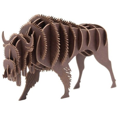 Fridolin 3D Papiermodell Bison