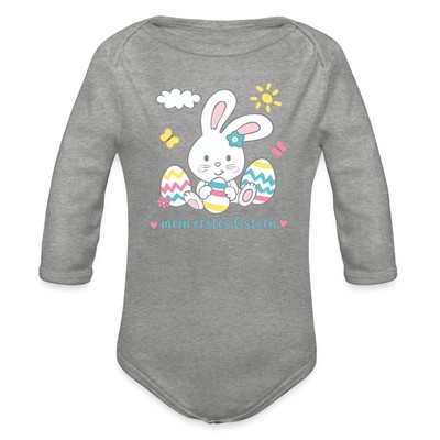 Mein Erstes Ostern Babyhase Geschenk Baby Bio-Langarm-Body