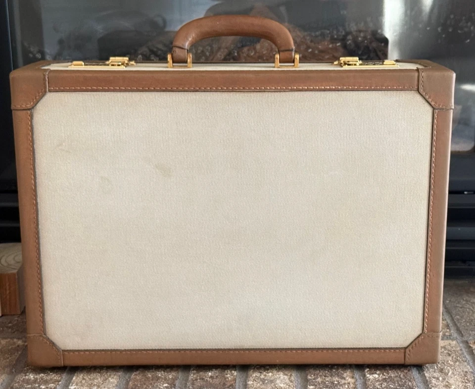 Estuche de viaje de negocios Ghurka 508 maletín usado en buen estado ver detalles. Foto 3 de 4