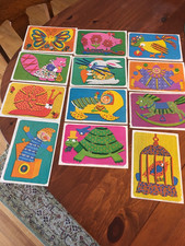 VINTAGE SEWING CARDS - 12 BY WHITMAN PUBLISHING CO 1976 Good Condition. Clean