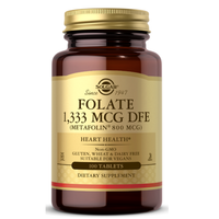 Folat 1.333 Mcg Dfe (Metafolin 800 Mcg) 100 Tabletten Solgar