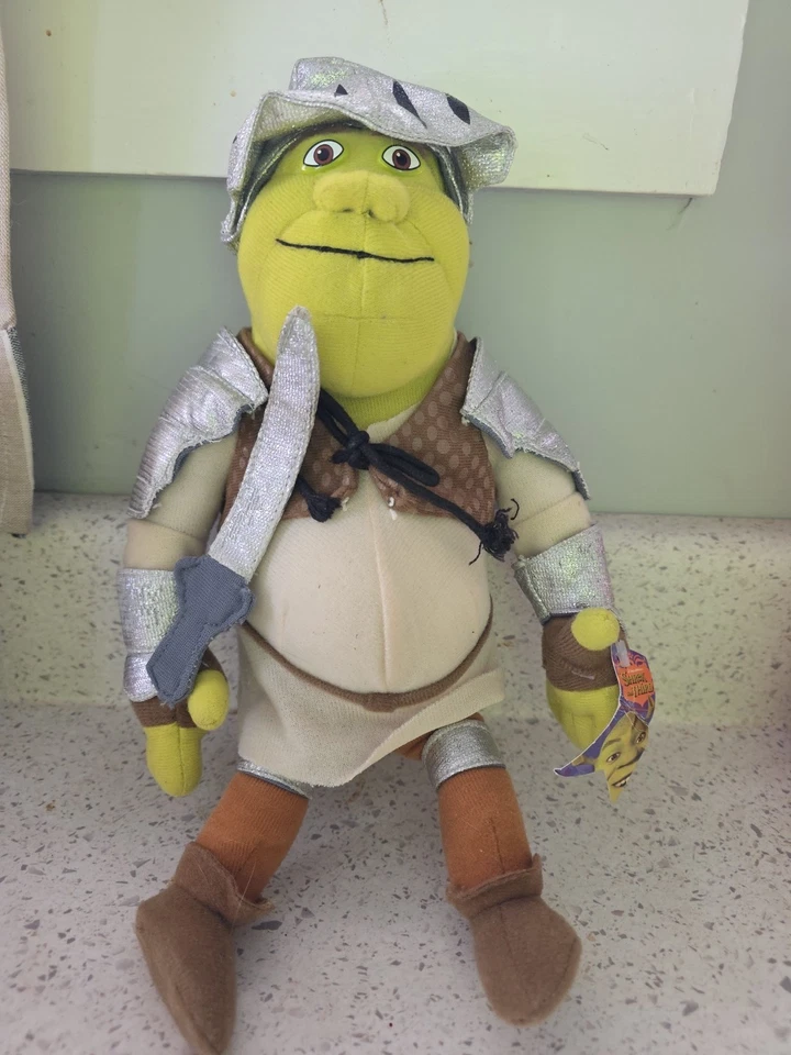 Peluche de ogro vintage 2006 Shrek III y princesa Fiona 2004 12"   Foto 3 de 4