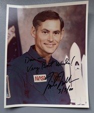 FIRMATO NASA Shuttle astronauta Mike Mullane STS-41D, STS-27 & STS-36 8x10 foto