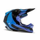 Fox Racing V3 Magnetic Black Blue Purple Helmet Size Medium New