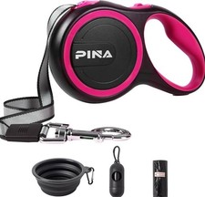 PINA Retractable Dog Leash, 26ft Dog Leash for Small Medium Large Dogs Up to 110