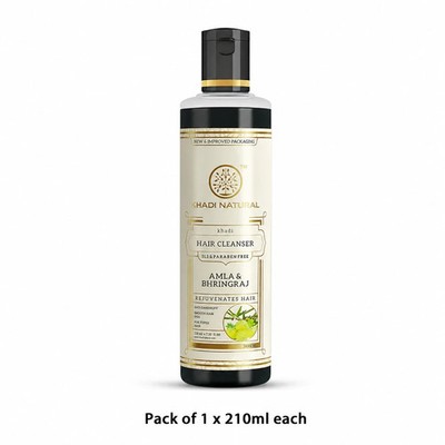 Khadi Natural Amla Bhringraj Shampoo 210ml Paraben Sulphate Free