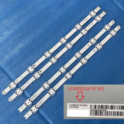 1set LED Backlight Strip For LG 49LJ614V panel :LC490DUE FK M3