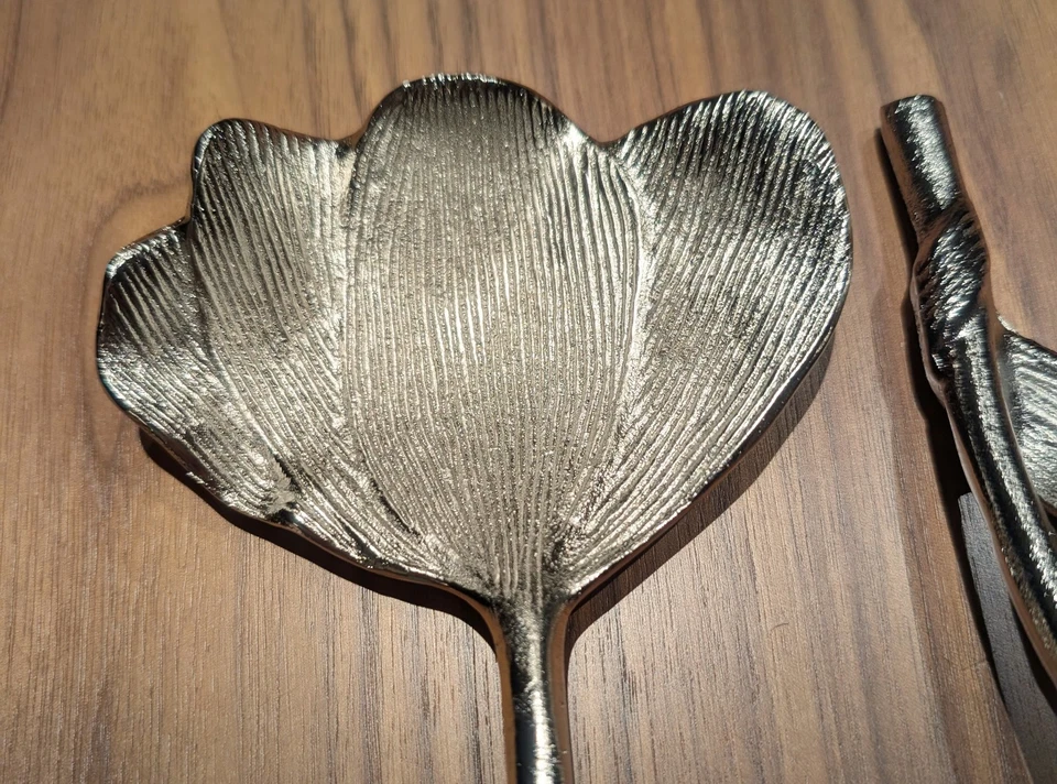 Juego de servir ensalada de tulipán Michael Aram pulido - 13 pulgadas Foto 3 de 4
