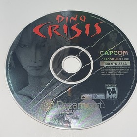 Dino Crisis (Sega Dreamcast, 2000) CD + Manual Only Tested And Working