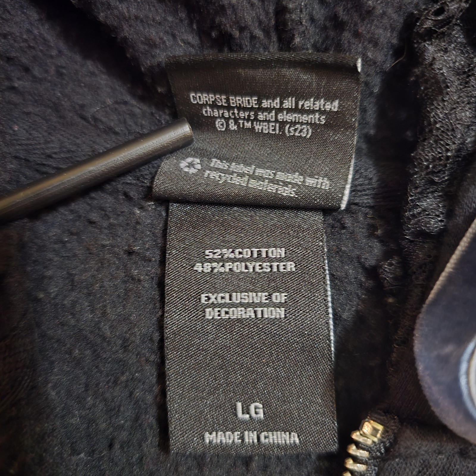 Corpse Bride zip-up jacket Large - image 4