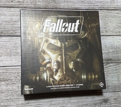 Fallout Board Game Bethesda Fantasy Flight 1 to 4 Players 2017 | NEW Open Box