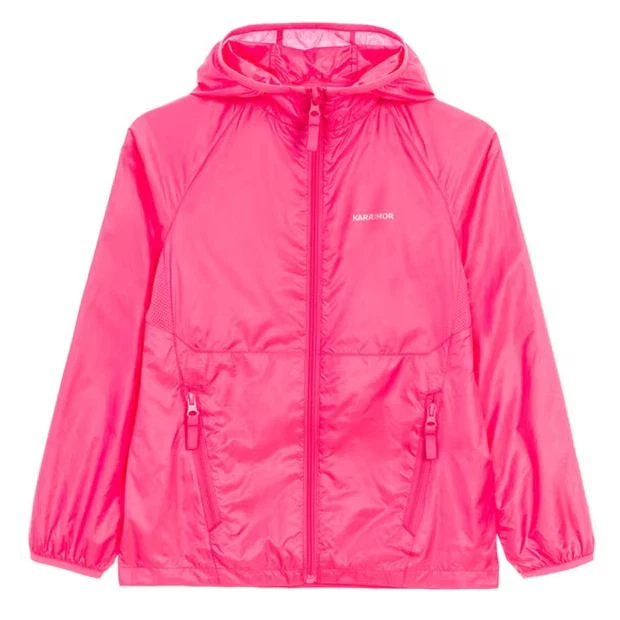 Karrimor girls jacket coat waterproof pink age 7-13 RRP £50 hooded lined light