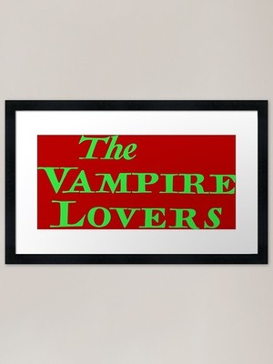 Die Vampirliebhaber - Hammer Horror gerahmtes Wandbild Poster Leinwanddruck Bild