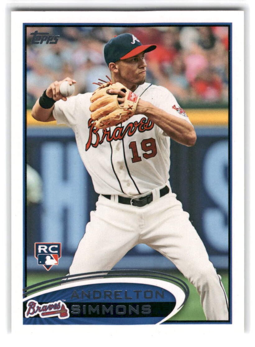 Andrelton Simmons 2012 Topps Update Baseball #US232 Atlanta Braves Rookie RC