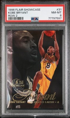 1996-97 Flair Showcase - Kobe Bryant #31 Row 2 (RC) for sale