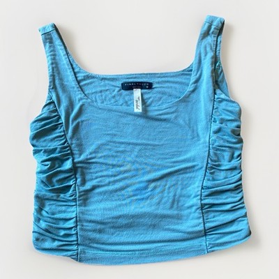 Final Touch Made In USA Crop Tank Modal Rayon Size M
