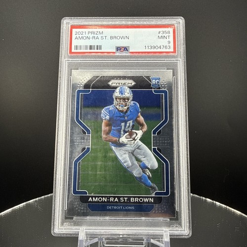 2021 Panini Prizm Amon Ra St. Brown #358 card