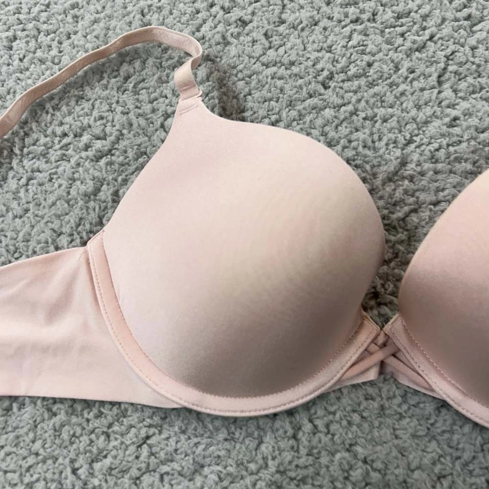 Sutiã Ambrielle 34C mergulho push-up rosa claro - Imagem 2 de 4