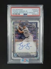 2024 Bowman Chrome GEORGE LOMBARD JR. 90/299 1st Auto Speckle #CPA-GLO PSA 10