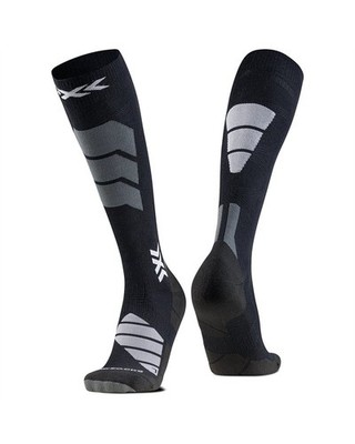 - X-Bionic X-Socks Ski Expert Silk Merino OTC Merino Wool Ski Socks, X Black/