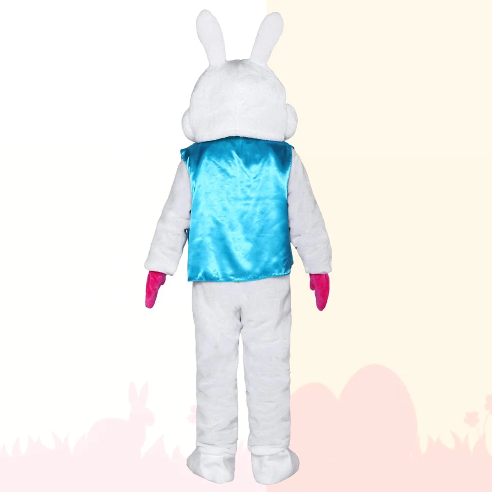 Disfraz de Conejo de Pascua Adulto, 6 Piezas Traje de Conejo de Pascua Mascota Vestido Elegante Foto 4 de 4