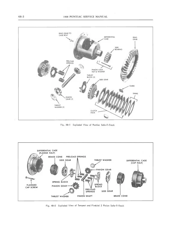 Pontiac Shop 1968 manual Firebird GTO Tempest LeMans Sprint libro de servicio de reparación Foto 3 de 4