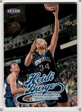 Heidi Burge 1999 Ultra WNBA #53 Washington Mystics