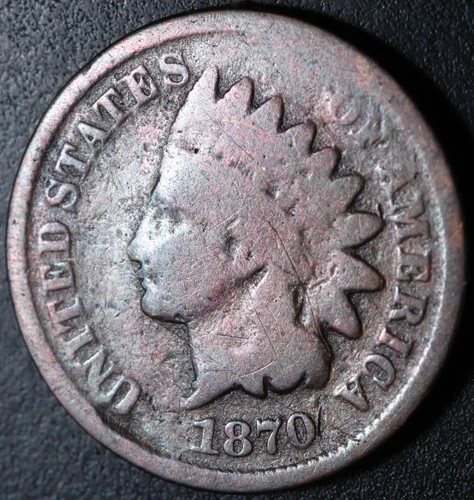 1870 INDIAN HEAD CENT - GOOD