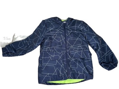 Carters Windbreaker Jacket Kids 5 6 Dark Blue Water Resistant Lightly Lined NOTE