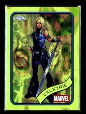 2025 Topps Chrome Marvel: Valkyrie #187 (Yellow Lava Refractor) - NM*