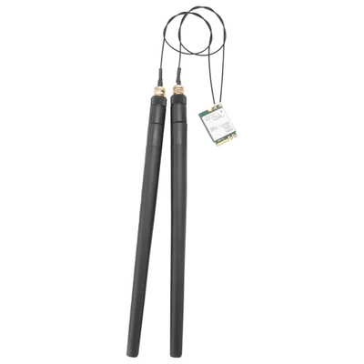 8260 8260NGW WiFi Card+2X8DB Antenna 2.4G/5Ghz 867M Bluetooth 4.2 NGFF M.23795 - Image 1 of 4