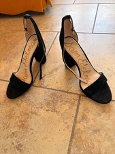 EUC Sam Edelman Black Suede Pumps Heels--8