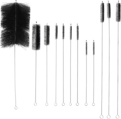 Lisnhlin 12Pcs 61820 Car Engine Cleaning Brush Kit Motor Alternators Bay Stai...