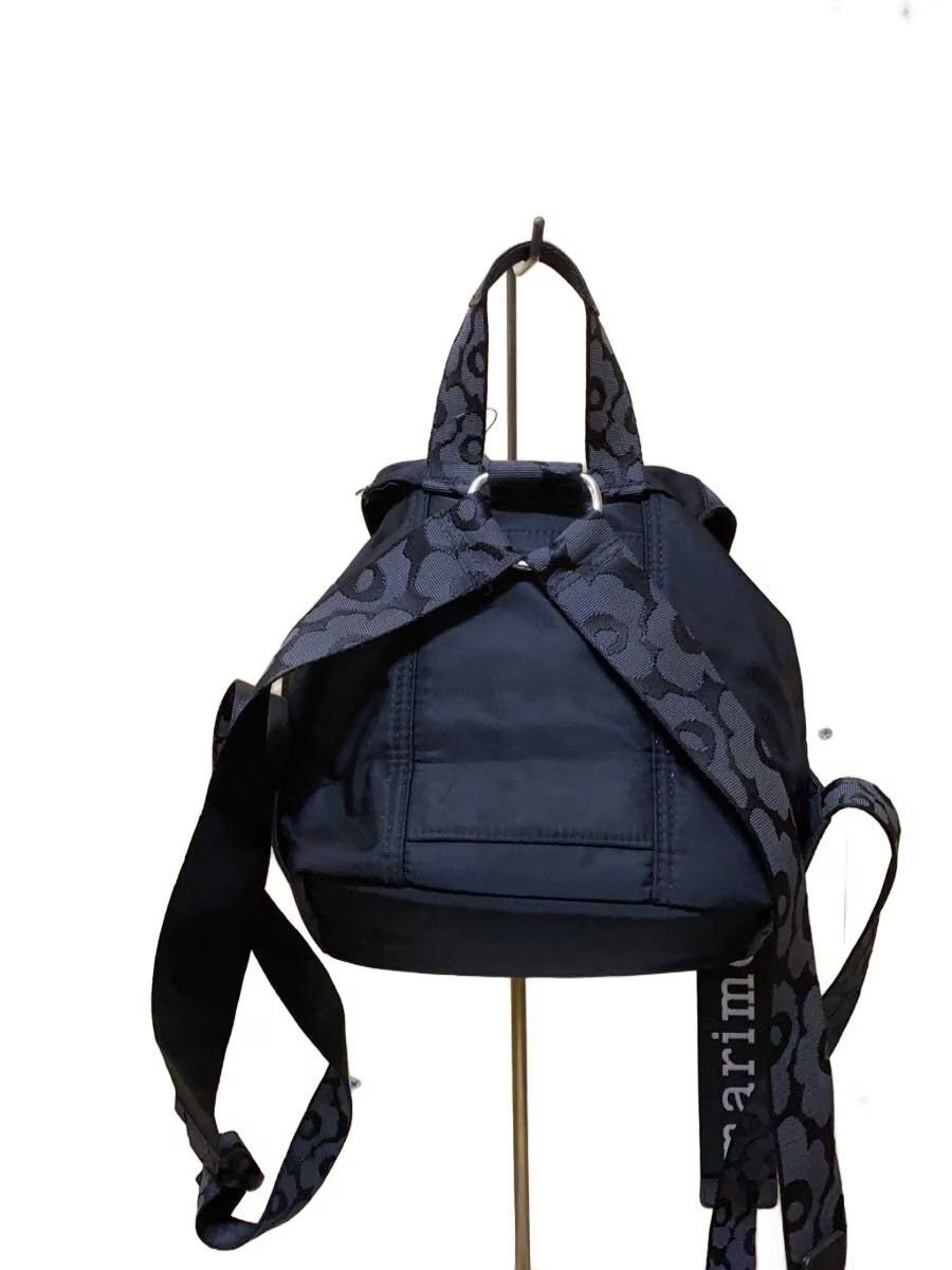 marimekko Backpack Polyester BLK Solid 091199 - image 3