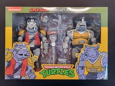 NECA TMNT Teenage Mutant Ninja Turtles    Super Bebop and Mighty Rocksteady NEW