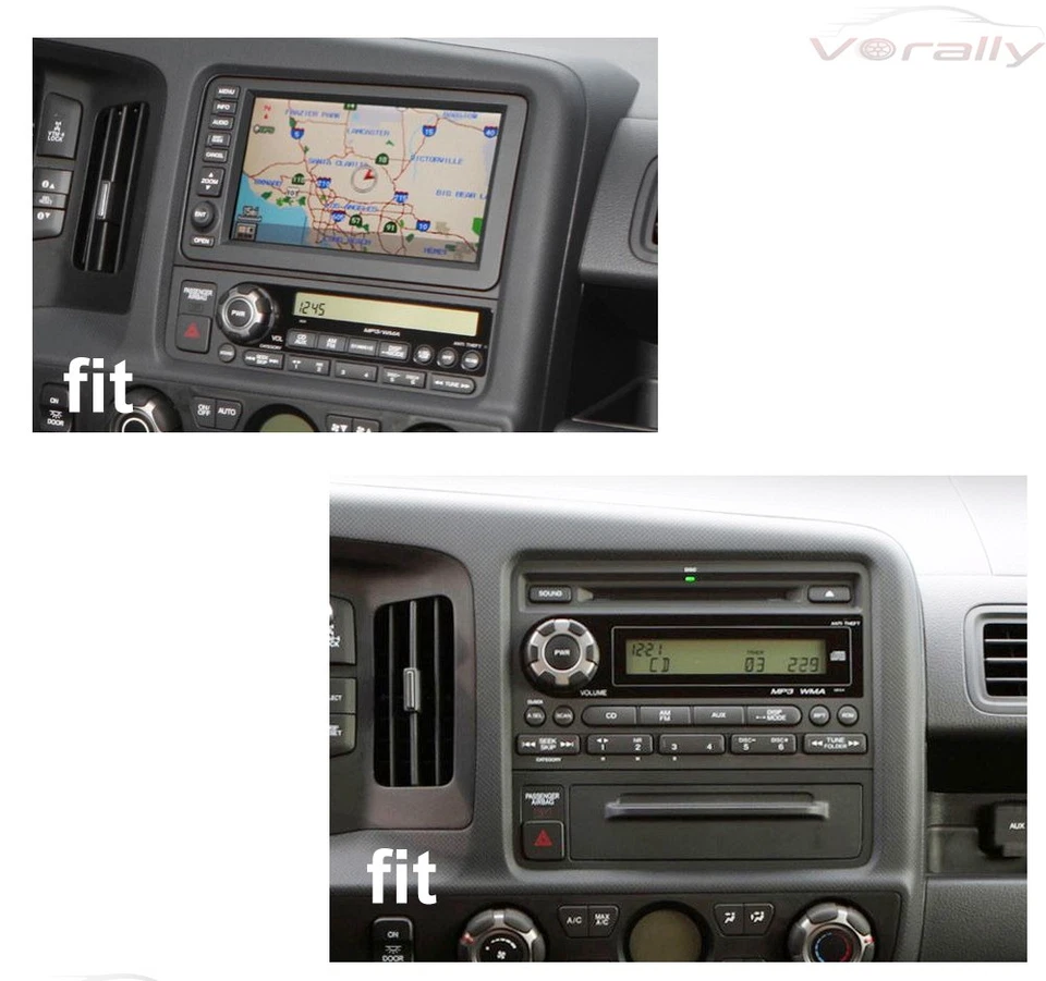 Radio estéreo GPS para automóvil Honda Ridgeline Apple Carplay 10,1" Android13 2006-2014 Foto 3 de 4