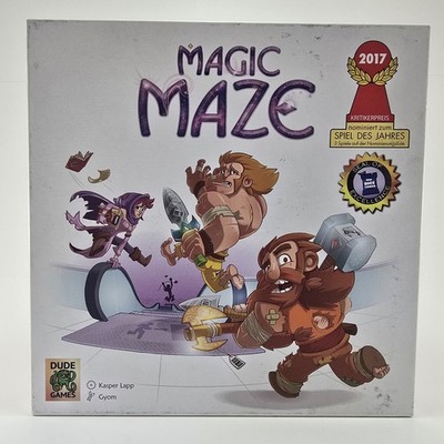 Magic Maze Board Game Sit Down 2017 Real-Time Co-Op Strategy Family Game 