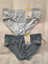 NEW Warners Hipster Panty No Pinching Problems 2 Pair Women’s Panty Size Medium