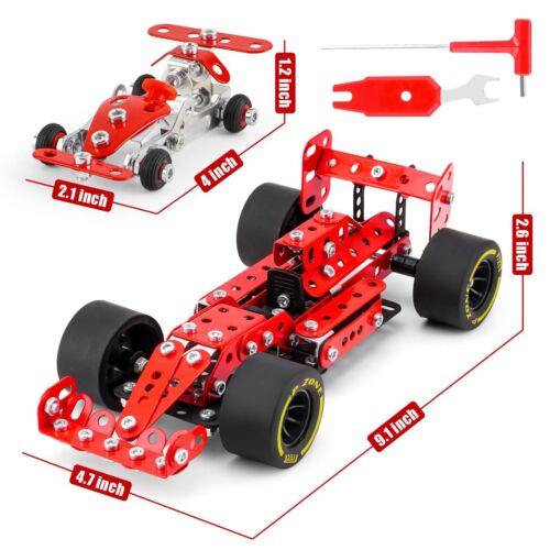 PANPAPA Car Building Kits for Boys 8-12Building Cars Metal Erector SetRacing ... - Picture 7 of 7