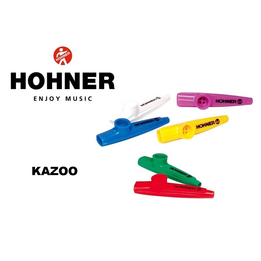 Lot of (15) Genuine Hohner Kazoos Assorted Colors Standard Kazoos