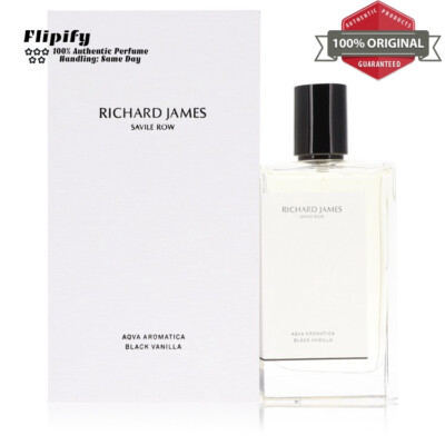 Aqua Aromatica Black Vanilla 3.5 oz Cologne Spray for Men by Richard James